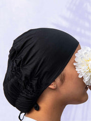 ComfortPlus™ Bamboo Hijab Cap - Active Black - BubbleGirl