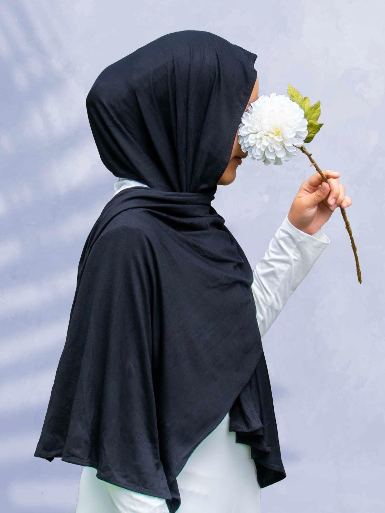 SoftTouch Perfect Fit Hijab in Black Pearl - BubbleGirl