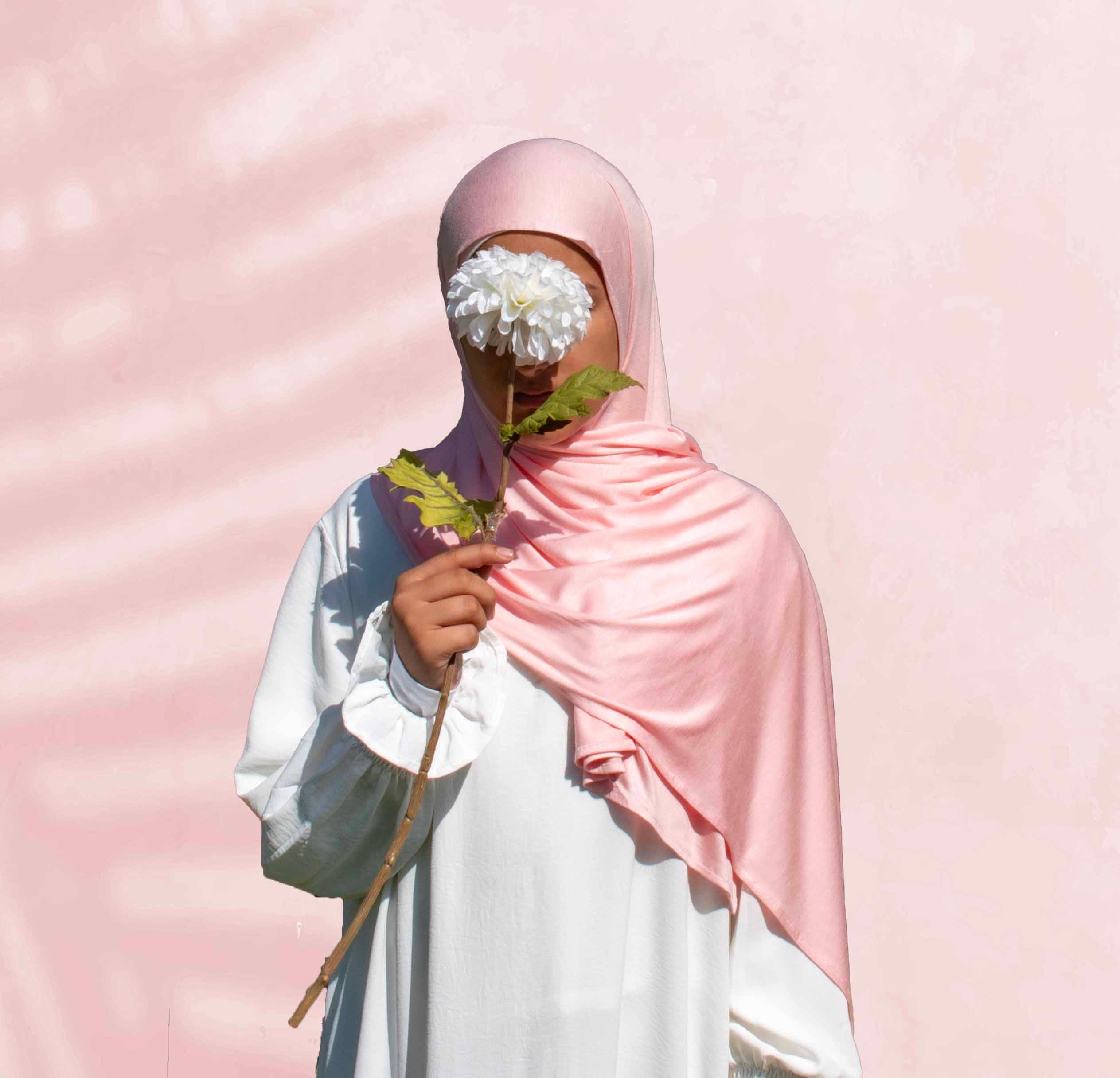 SoftTouch Perfect Fit Hijab in Cotton Candy Dreams - BubbleGirl