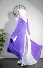 Lilac Flow Abaya for girls