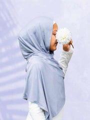 SoftTouch Perfect Fit Hijab in Graphite Glimmer - BubbleGirl