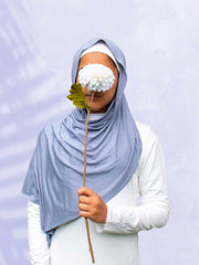 SoftTouch Perfect Fit Hijab in Graphite Glimmer - BubbleGirl