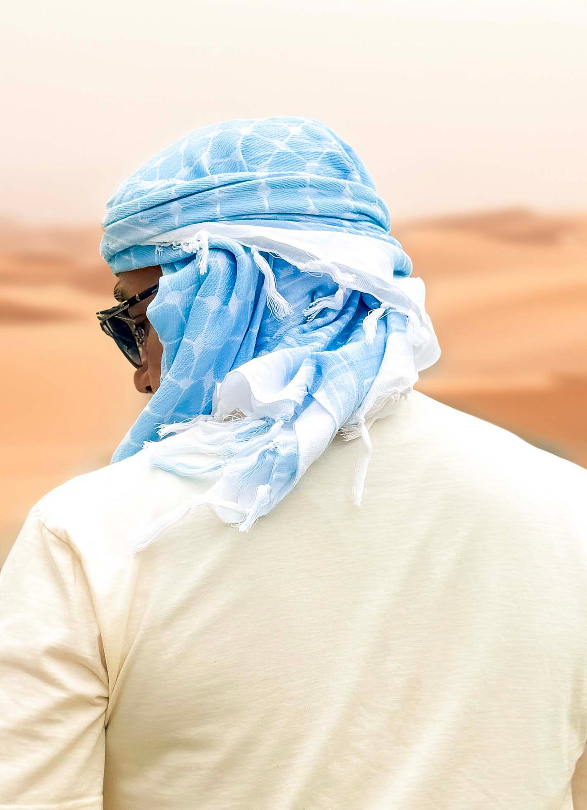 Al Quds Baby Blue Keffiyeh by Bubble Girl