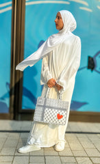 Keffiyeh Combo: Tote Handbag & Scarf Set