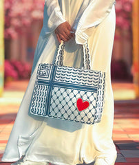 Keffiyeh tote handbag