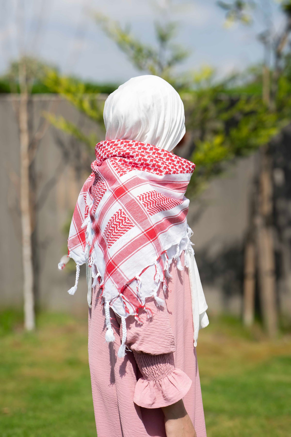 Heritage Shemagh: Red & White Keffiyeh