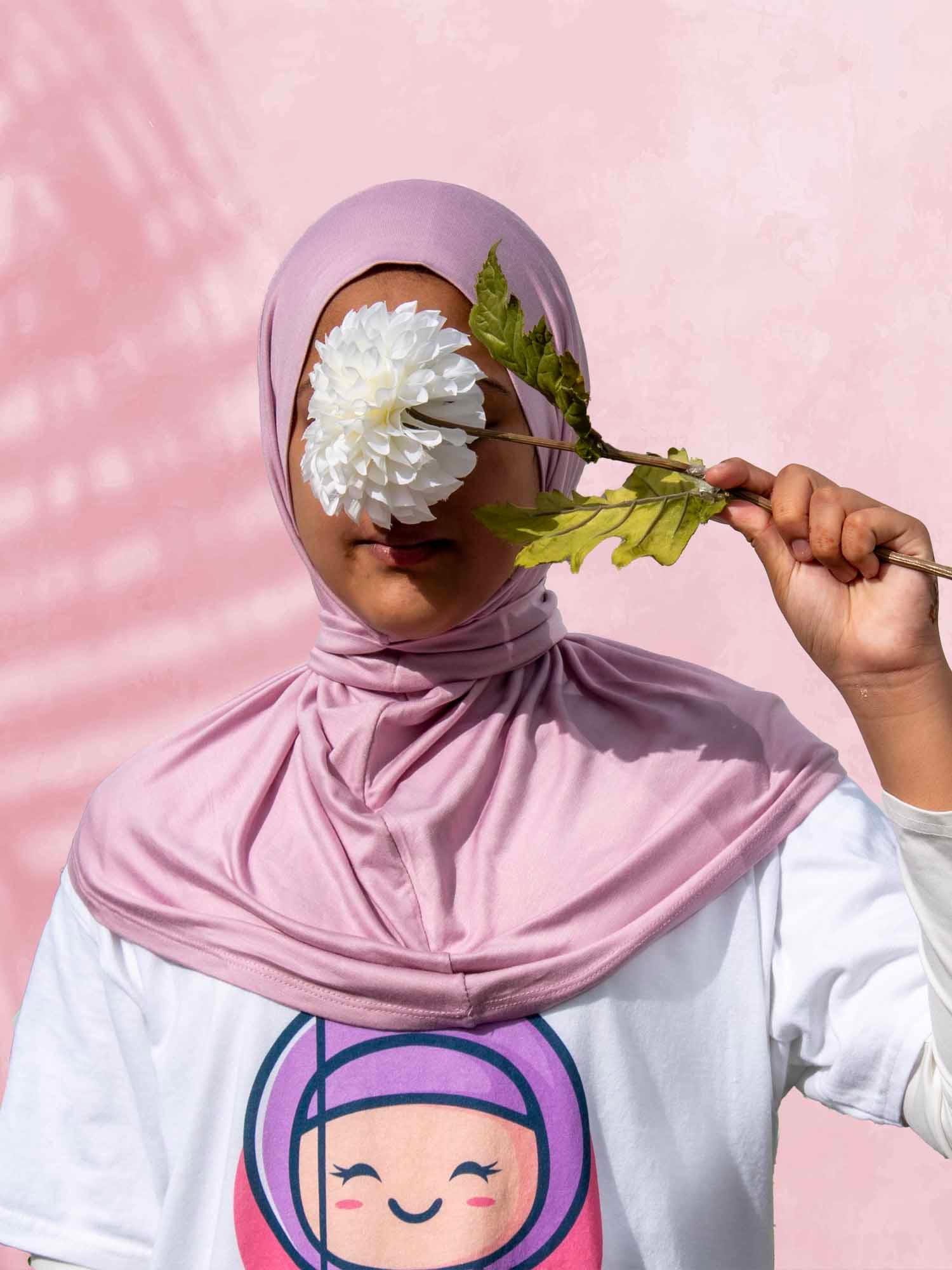FitWrap Hijab Instant Blush Blossom - BubbleGirl