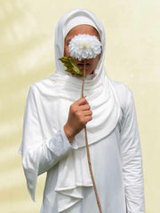 SoftTouch Perfect Fit Hijab in Vanilla Custard Cream - BubbleGirl