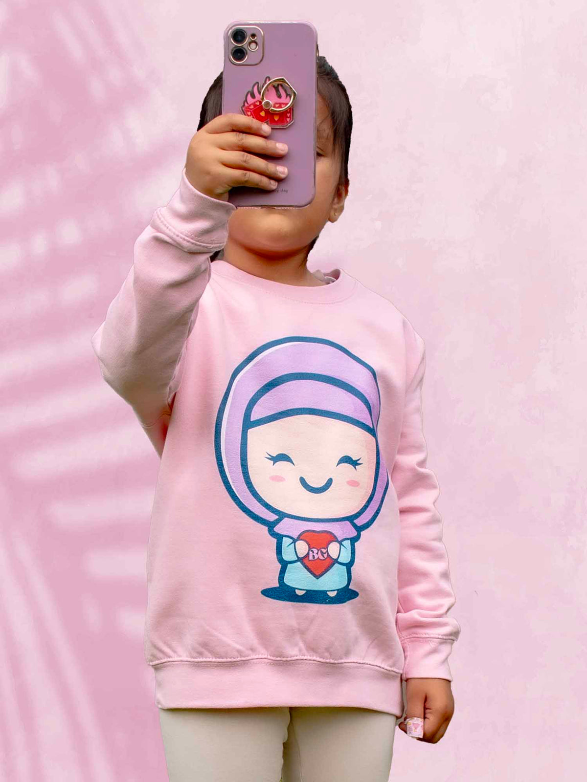 BubbleSnug Sweatshirt BG Heart - BubbleGirl