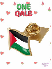 Palestine Flag Pin - BubbleGirl