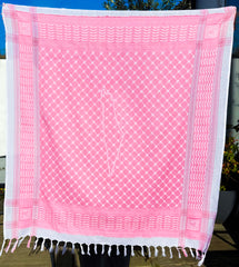 Pink Keffiyeh Scarf by Bubble Girl