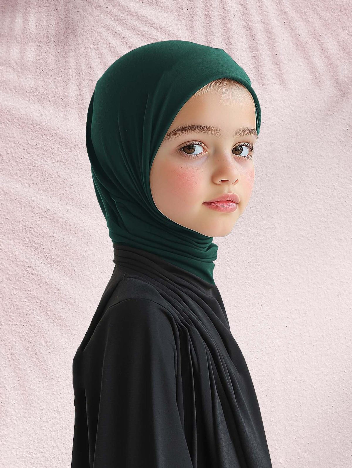 Sapphire Mist FitWrap Hijab: Effortless Grace for Girls and Women